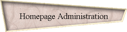 Homepage Administration